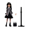 MONSTER HIGH®️Nevermore Akademisi üniforması giyen Wednesday Addams ve el figürü Thing HXJ04