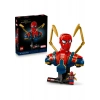 Lego® ǀ Marvel Iron Örümcek Adam Büstü 76326 – Yetişkinler Için Koleksiyonluk ve Dekoratif Model Yapım Seti (379 Parça)