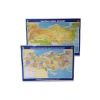 70x100 cm Boyutunda Büyük Türkiye Haritası, Çift Taraflı ve Askılı Tasarım