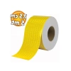 7.5 cm Genişliğinde Fosforlu Sarı Reflektif İkaz Bantı - 5 Metre