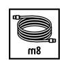 8 Metre Spiral Hortum - Kompresör Aksesuarı - 6 mm İç Çap