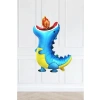 88 cm Boyutunda Mavi Ejderha Folyo Balon
