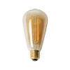 8W Rustik LED Ampul, ST64 E27, Amber Renk, Enerji Sınıfı A