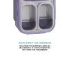 950ml Tek Katlı Çelik Bento Lunchbox, 4 Bölmeli Tasarım
