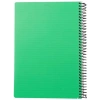 A4 5 Konulu Spiralli Defter - Yeşil PP Kapaklı