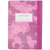 A4 Pembe Kamuflaj Kareli Okul Defteri