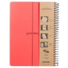 A4 Spiral Defter - 210 Yaprak, 7 Konulu, Kırmızı