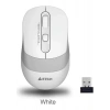 A4Tech FG10 Nano Alıcı Kablosuz Optik 2000DPI Enerji Korumalı Mouse - Beyaz