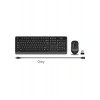 A4Tech FG1010 Kablosuz Q Trk Optic Mouse Siyah/Gri Multimedya Klavye - Mouse Set