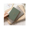 A5 Boyut Spiralli Keten Planlayıcı Ajanda, Yeşil Renk