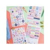 A5 Boyutunda 18 Yaprak Renkli Sticker Defteri - 1183 Adet