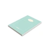 A5 Boyutunda Karton Kapaklı Bloknot - Mint Renk, 80 Yaprak