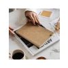 A5 Kraft Karton Kapaklı 70 Yaprak Kareli Not Defteri