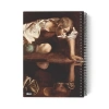 A5 Spiralli Defter, 100 Sayfa Çizgisiz Tasarım, Caravaggio Temalı