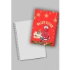 A5 Spiralli Defter - Yeni Yıl Temalı, 96 Sayfa Çizgisiz