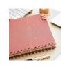 A5 Spiralli Sert Kapak Çizgili Not Defteri - Pembe