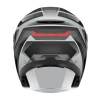 Açık Tip Motosiklet Kaskı - Mat Siyah-Gri, M Beden