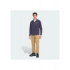 adidas Multi Essentials 1/2 Zip Fleece Erkek Mavi Dik Yaka Sweatshirt