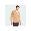 adidas Multi Essentials Erkek Bej Dik Yaka Sweatshirt