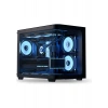 Aero Cool P300C 3X12CM Mirror A-Rgb Fanlı, Panoramik Tempered Panel, Matx Bilgisayar Kasası (AE-P300C-BK)
