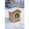 Ahşap Dış Ortam Kedi Evi, 45x40x30 cm