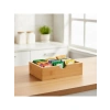 Ahşap Organizer Kutu, 18.5x12.5x5 cm Çok Amaçlı Kullanım