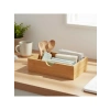 Ahşap Organizer Kutu, 18.5x12.5x5 cm Çok Amaçlı Kullanım