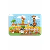 Ahşap Sevimli Hayvanlar Puzzle Seti, Eğitici ve Eğlenceli