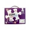 Akademi Çocuk Funny Mat - Washable Puzzle: Sevimli Dostlar- Birleştir Boya! (12 Parça Puzzle + 6 Adet Kalem Hediye)