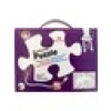 Akademi Çocuk Funny Mat - Washable Puzzle: Sevimli Dostlar- Birleştir Boya! (12 Parça Puzzle + 6 Adet Kalem Hediye)