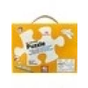 Akademi Çocuk Funny Mat - Washable Puzzle: Taşıtlar- Birleştir Boya! (12 Parça Puzzle + 6 Adet Kalem Hediye)