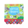 Akademi Çocuk Kat Kat Eğlence Çiftlik Hayatı (Sesli Kitap 10 Farklı Hayvan Sesi + Dev Boyut)