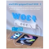 Akıllı Çoklu Priz, 4 Güç + 2 USB + 2 Type-C