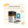 Akıllı Otomatik Kedi Kabı, Wifi Kontrol ve 6lt Kapasite ile Beyaz