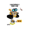 Akıllı RC Robot, El Sensörlü Işıklı ve Sesli Fonksiyonlar ile Eğlenceli Oyun Deneyimi (Sarı)