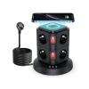 Akım Korumalı Kule Tipi Priz İstasyonu - 8 Priz, 2 Type-C, 1 USB Girişi