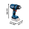 Akülü Sıcak Hava Tabancası, 18 Volt, 300-500 °C Çalışma Sıcaklığı