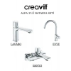 Alfa Batarya Seti 3’lü Banyo-Lavabo-Eviye