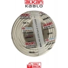 Alkan 3x1,5 Mm² H05VV-F Ttr Kablo Beyaz (%100 Bakır) 5 Metre