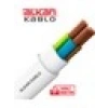 Alkan 3x1,5 Mm² H05VV-F Ttr Kablo Beyaz (%100 Bakır) 5 Metre