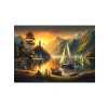Altın Kıyılar Temalı 1000 Parça Puzzle, Eğlenceli Aktivite