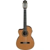 Amber parlak renkli klasik gitar kesitli 6-string modeli