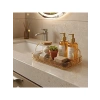 Amber Sarı Banyo Düzenleyici Organizer Raf