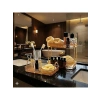Amber Sarı Renkli Banyo Düzenleyici Raf, İki Katlı