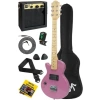 Amfili 34 İnç Elektro Gitar Seti (5-8 Yaş) - Pembe