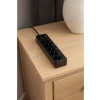 Anahtarlı Uzatma Kablosu, 5 Priz + 4 USB ile Enerji Tasarruflu