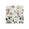 Anime Temalı 50li Sticker Seti, Laptop ve Tablet İçin