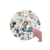 Anime Temalı 50li Sticker Seti, Laptop ve Tablet İçin