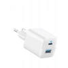 Anker 323 33W USB-C + USB-A Hızlı Şarj Cihazı -(USB-C PD 20W + USB-A 12W) iPhone & Android ile Uyumlu Type-C Hızlı Şarj Adaptörü - A2331 - Beyaz (Anker Türkiye Garantili)