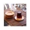 Antibakteriyel Bambu Çay Tabağı - 6lı Set